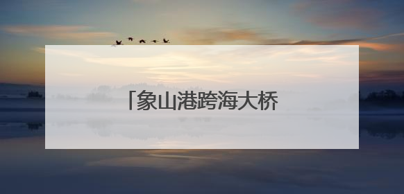 象山港跨海大桥双塔成功封顶