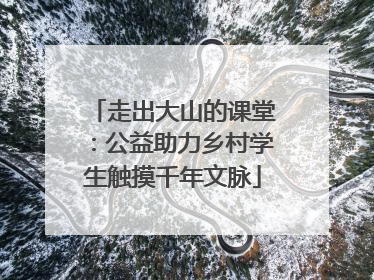 走出大山的课堂：公益助力乡村学生触摸千年文脉