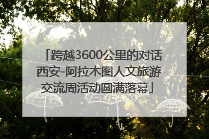 跨越3600公里的对话 西安-阿拉木图人文旅游交流周活动圆满落幕