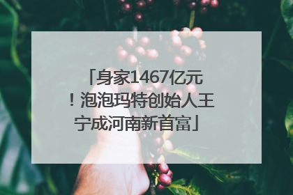 身家1467亿元！泡泡玛特创始人王宁成河南新首富