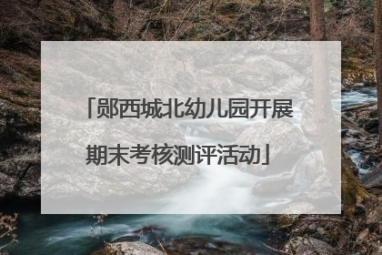 郧西城北幼儿园开展期末考核测评活动