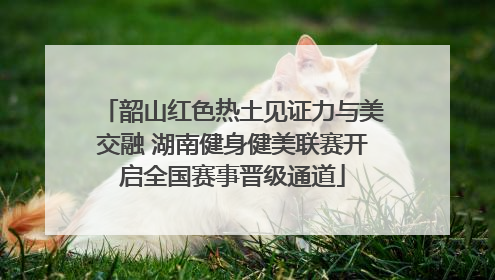 韶山红色热土见证力与美交融 湖南健身健美联赛开启全国赛事晋级通道