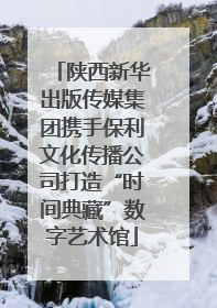 陕西新华出版传媒集团携手保利文化传播公司打造“时间典藏”数字艺术馆