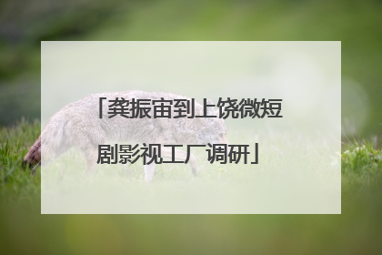 龚振宙到上饶微短剧影视工厂调研