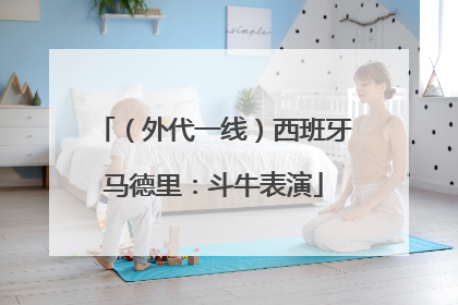 （外代一线）西班牙马德里：斗牛表演