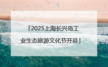 2025上海长兴岛工业生态旅游文化节开幕