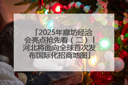 2025年廊坊经洽会亮点抢先看（二）丨河北将面向全球首次发布国际化招商地图