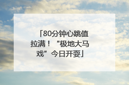 80分钟心跳值拉满！“极地大马戏”今日开耍