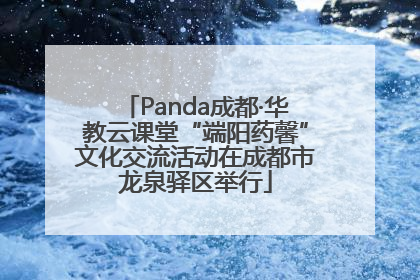Panda成都·华教云课堂“端阳药馨”文化交流活动在成都市龙泉驿区举行